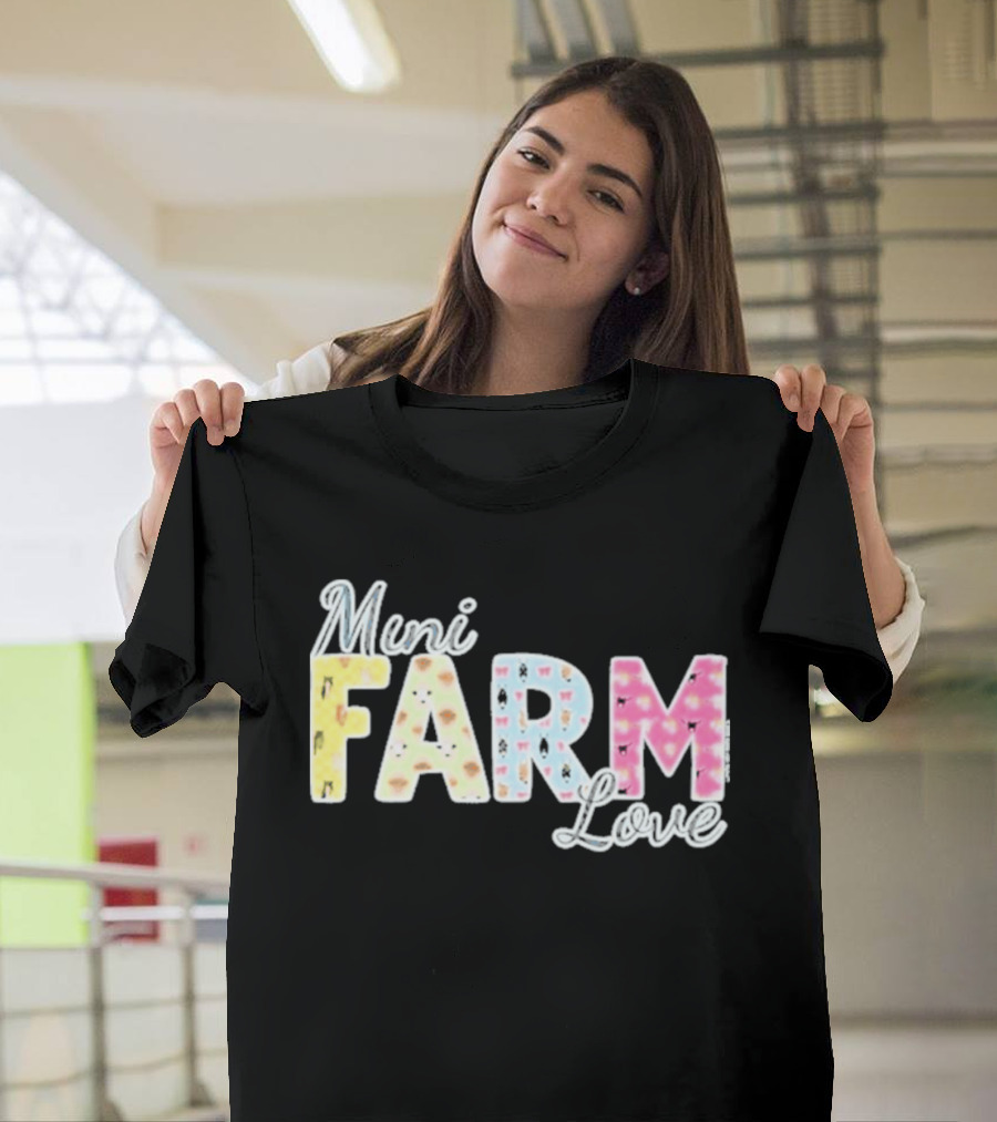 Mini Farm Love Floral Pastel T-Shirt