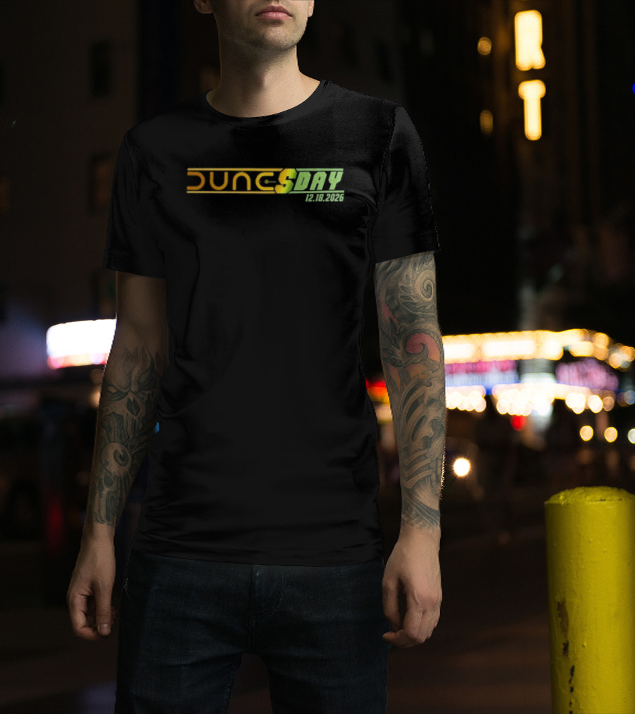 Dunesday December 18 2026 Dune Movie Release Date T-Shirt