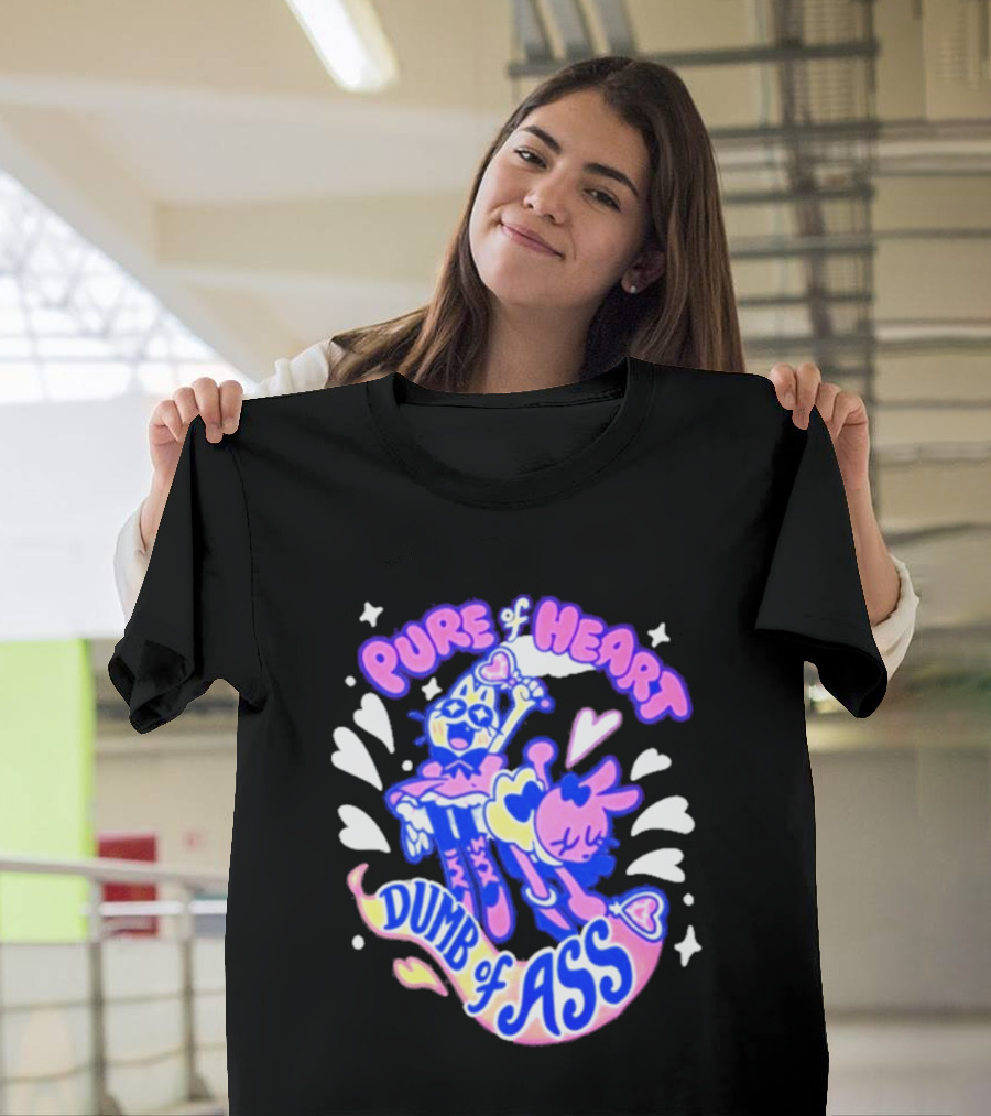 Pure Heart Dumb Of Ass Giraffalope Fun T-Shirt