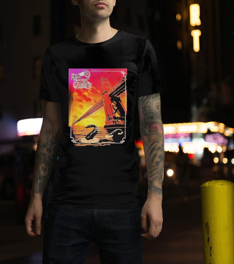 Phish The Spring Tour 2025 Bill Graham Civic Auditorium San Francisco April 22nd 23rdBridge T-Shirt