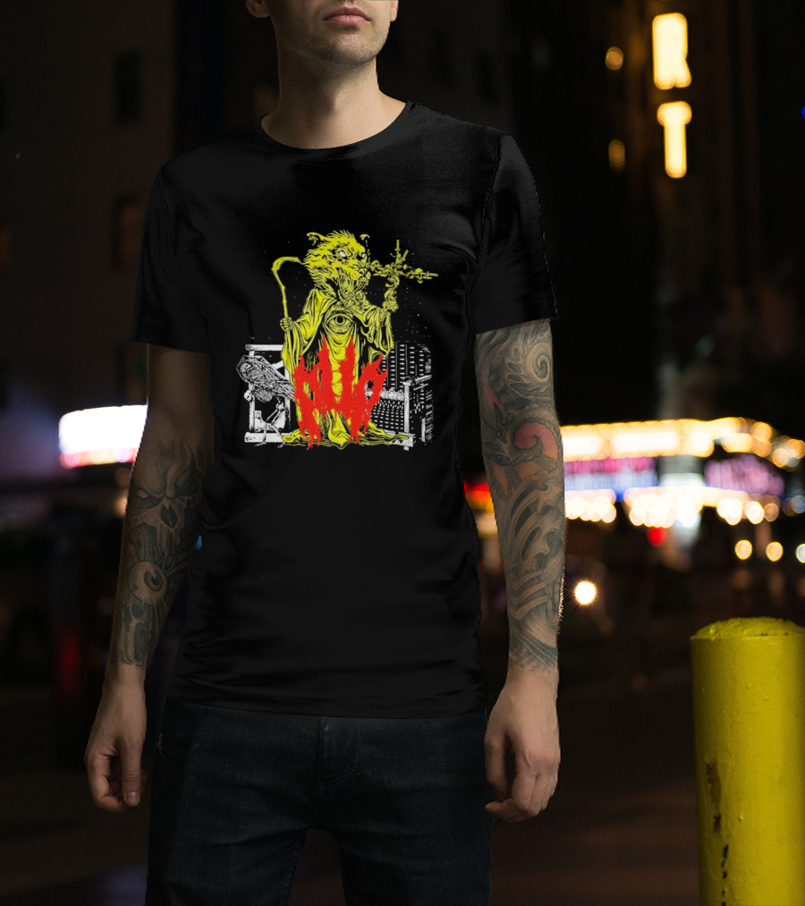 Pup Demon Prince Wizard Staff Fantasy T-Shirt
