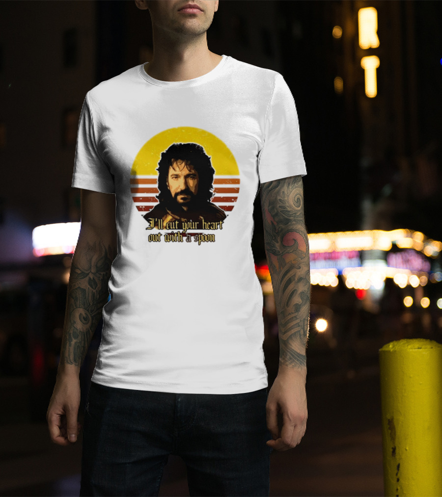 Alan Rickman I'll Cut Your Heart Out With A Spoon T-Shirt