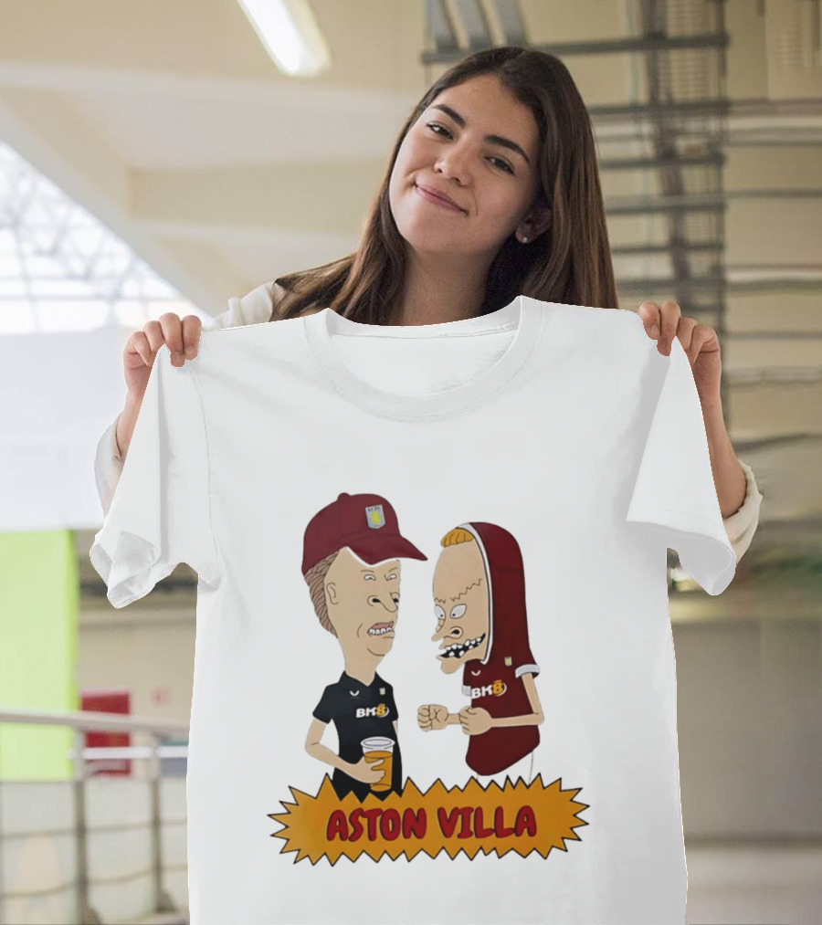Aston Villa Beavis And Butt Head BK8 T-Shirt
