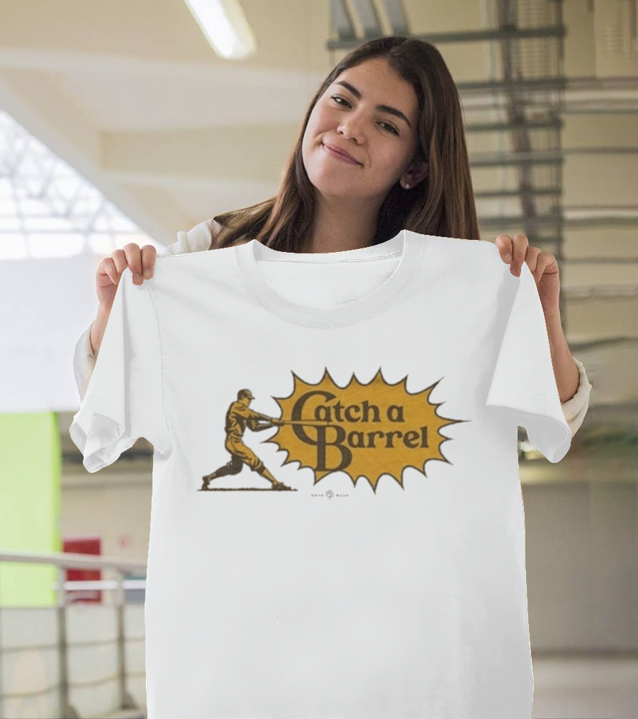 Jackson Merrill Catch A Barrel San Diego Padres Baseball T-Shirt