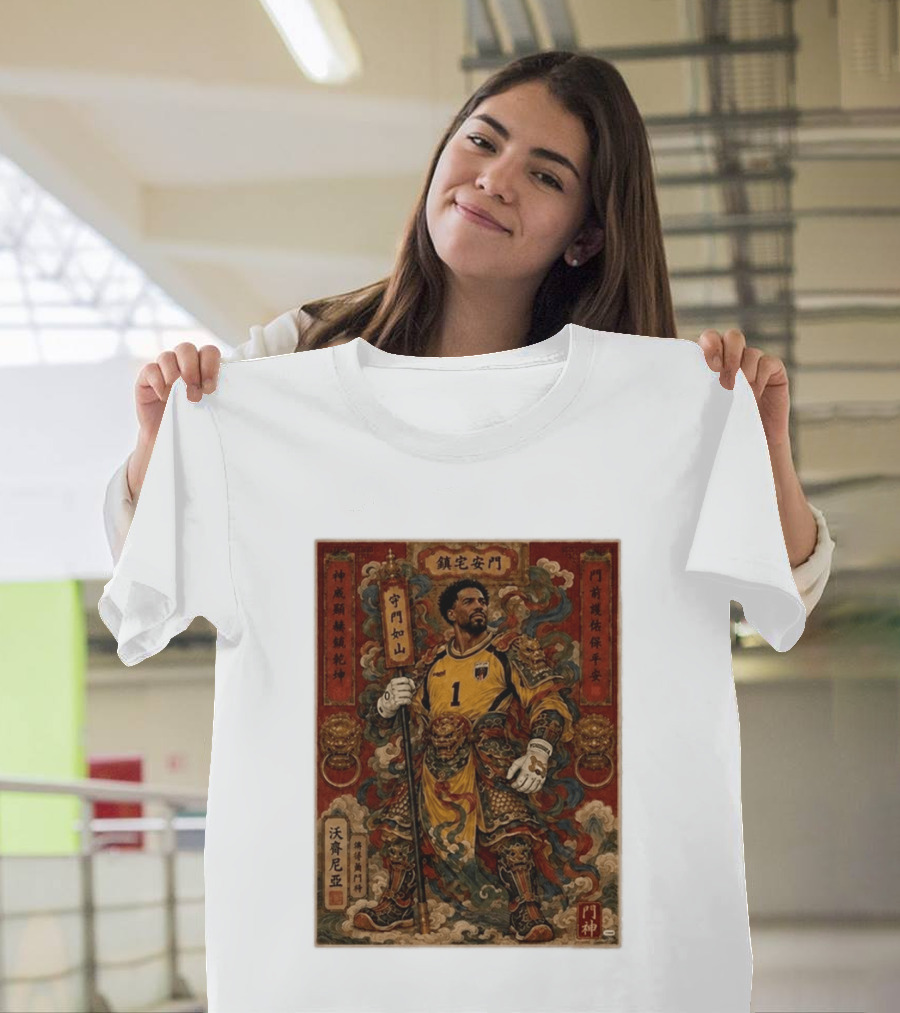 Cape Verde Goalkeeper Vozninha Door God Guardian T-Shirt