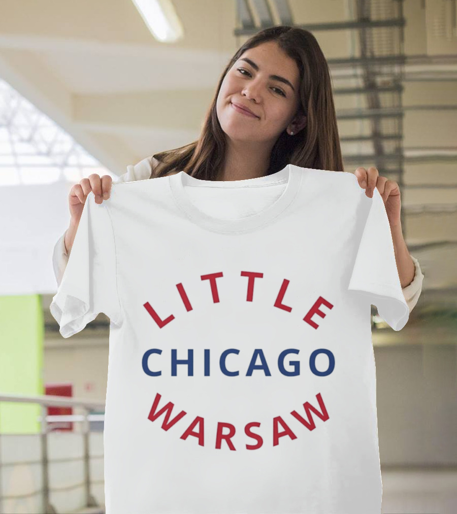 Chicago Little Warsaw Retro Style Arch T-Shirt