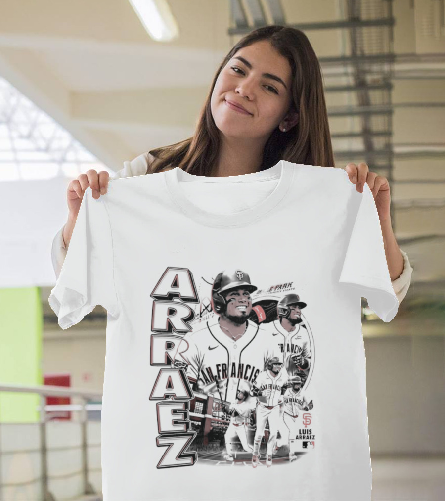 San Francisco Giants Luis Arraez MLB 2026 Collage T-Shirt