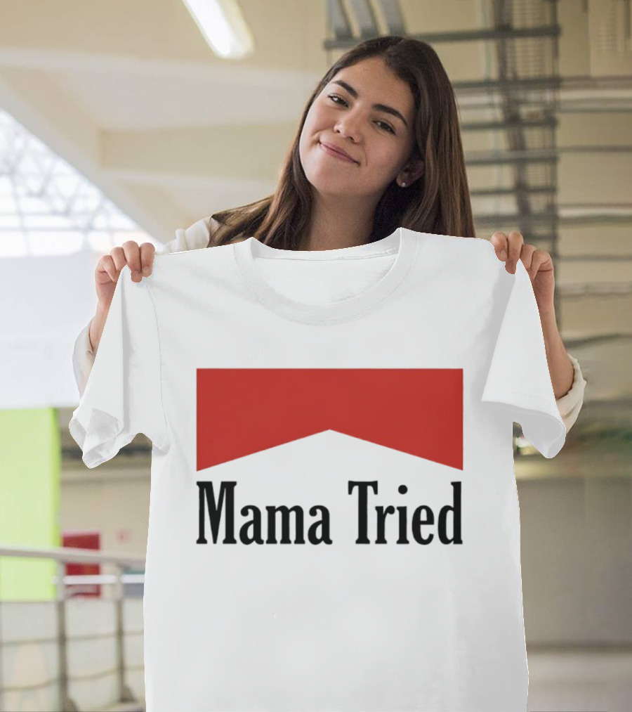 Mama Tried Red Chevron T-Shirt