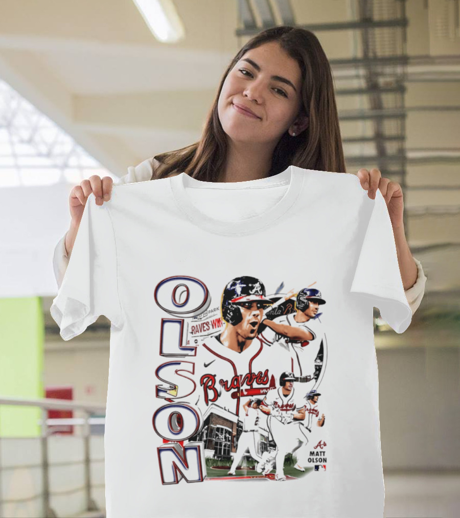 Matt Olson Braves 2026 MLB Collage Nike Swingman T-Shirt