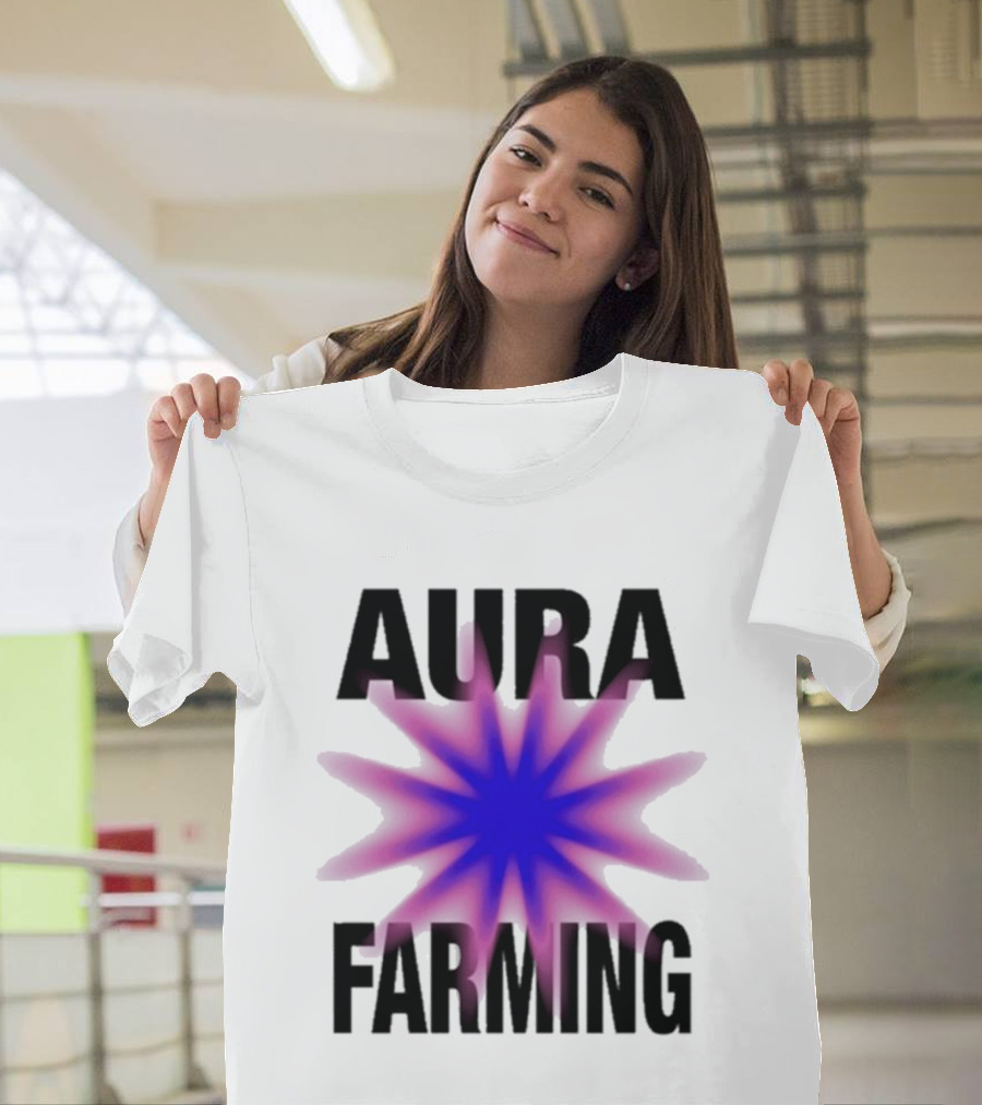 Farming Aura Starburst Energy Visual T-Shirt