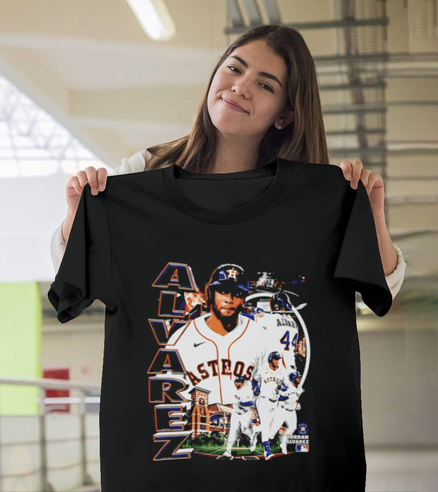 Yordan Alvarez Astros Baseball Number 44 Collage T-Shirt