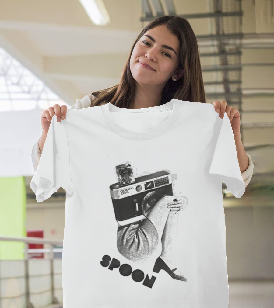 Spoon Camera Silver Iconic Utensil T-Shirt