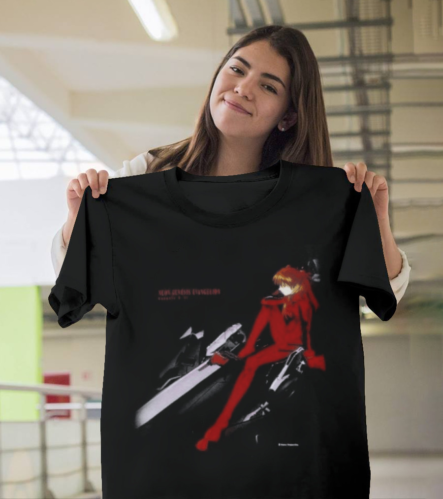 Asuka Langley Soryu Neon Genesis Evangelion Genesis 0 11 Bold Red T-Shirt