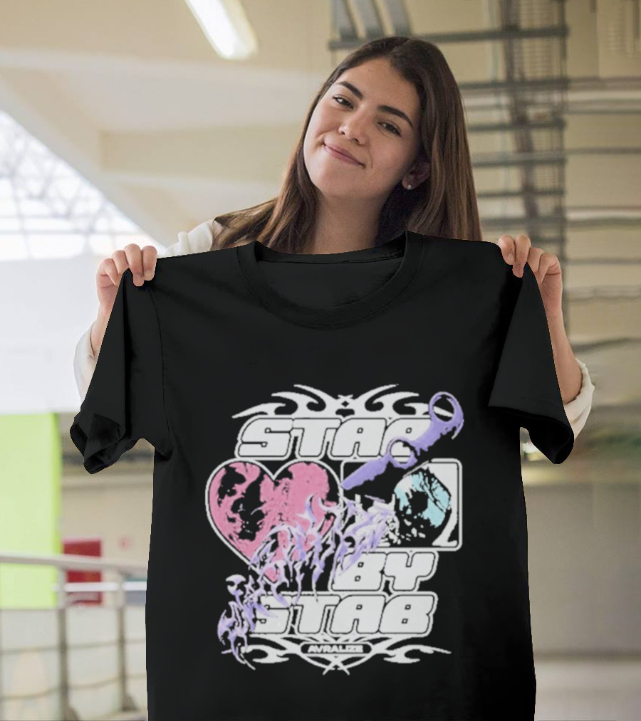 Avralize Stab By Stab Heart And Wrench T-Shirt