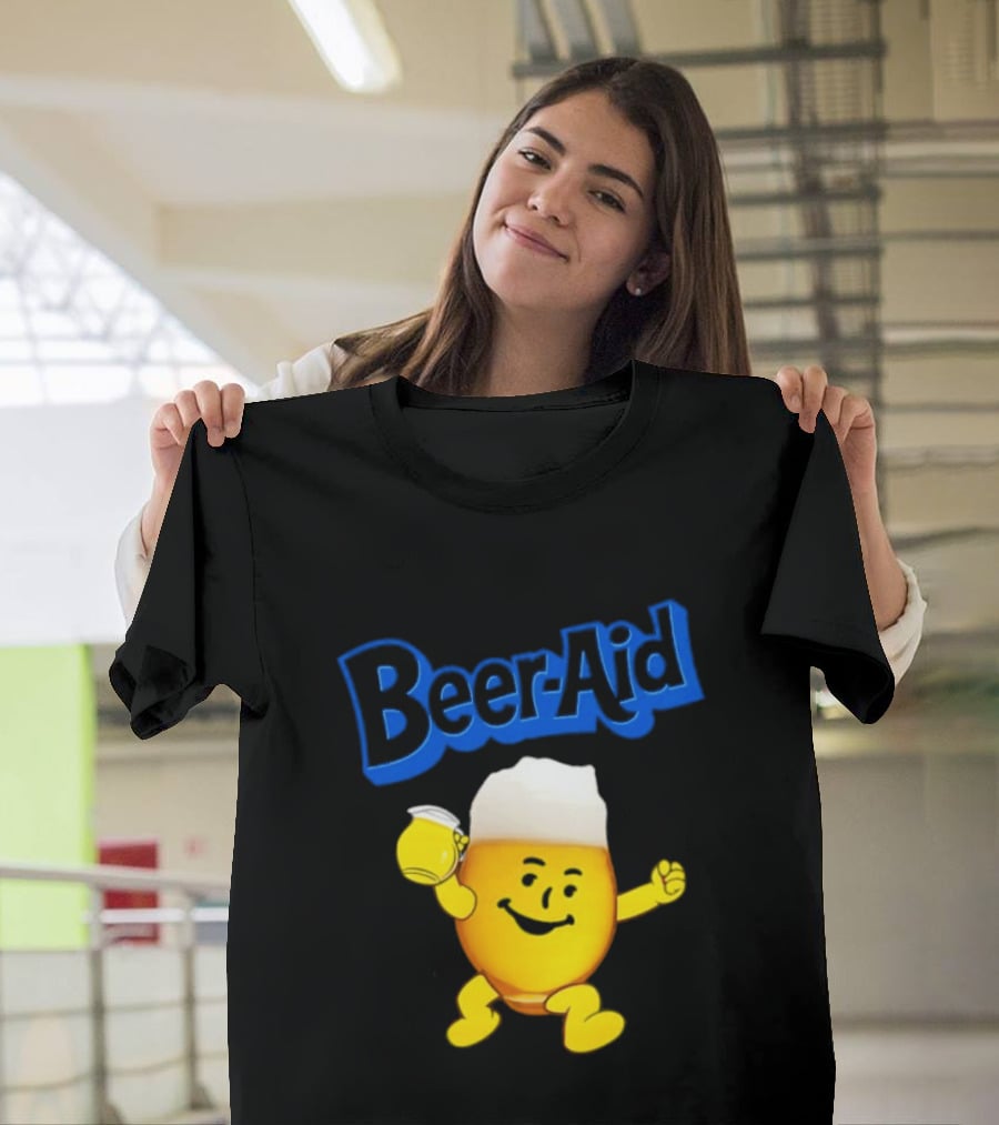 Beer Aid Kool Aid Beer Alcohol Party Humor T-Shirt