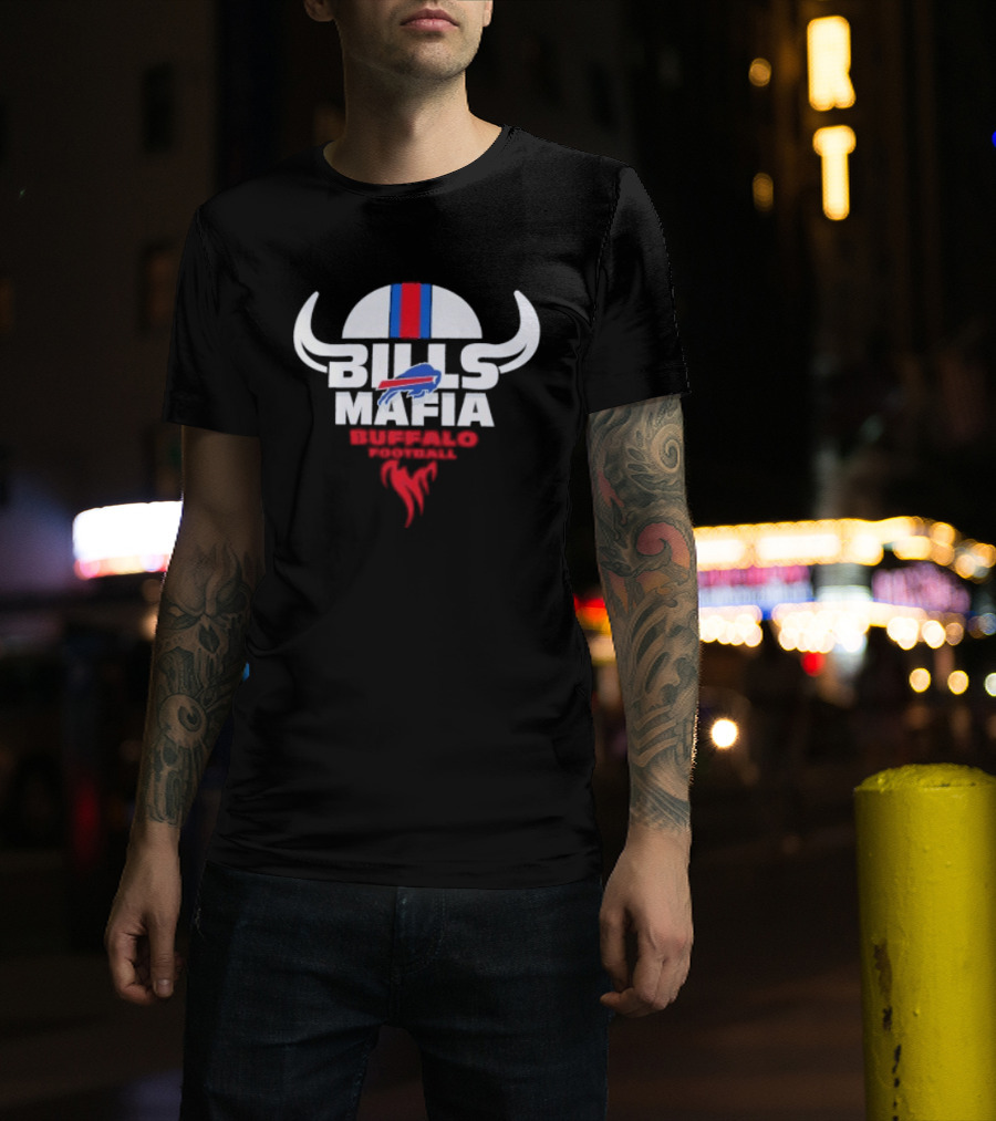 Bills Mafia Buffalo Football Team Fandom Supporter T-Shirt