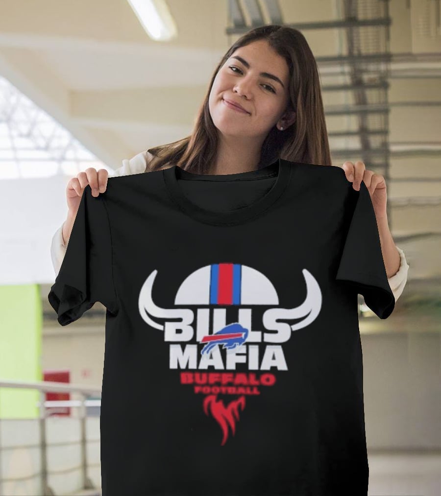 Bills Mafia Buffalo Football Team Fandom Supporter T-Shirt