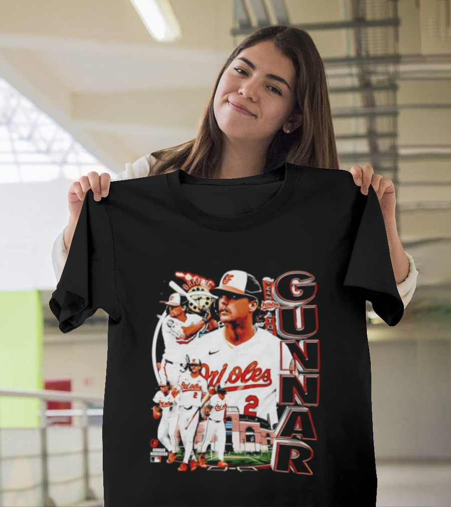Gunnar Henderson Baltimore Orioles MLB 2026 Collage T-Shirt