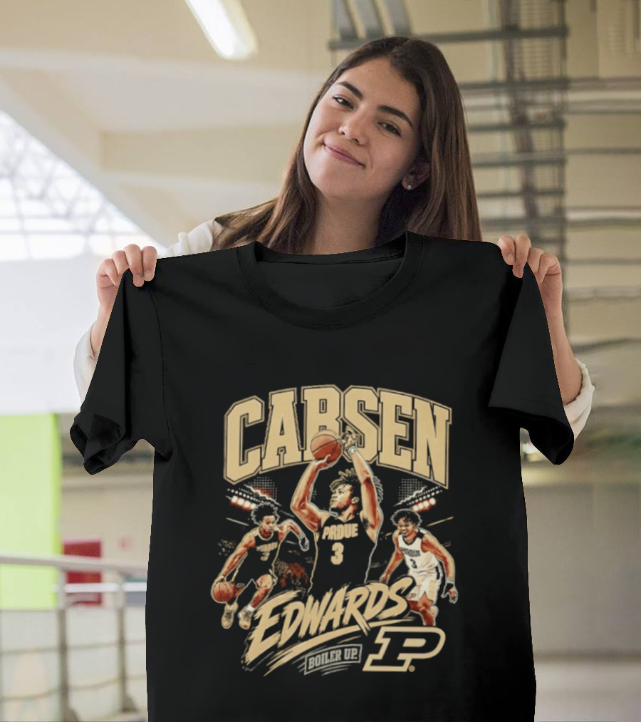 Carsen Edwards Boiler Up Purdue Boilermakers Basketball P Team 3 T-Shirt