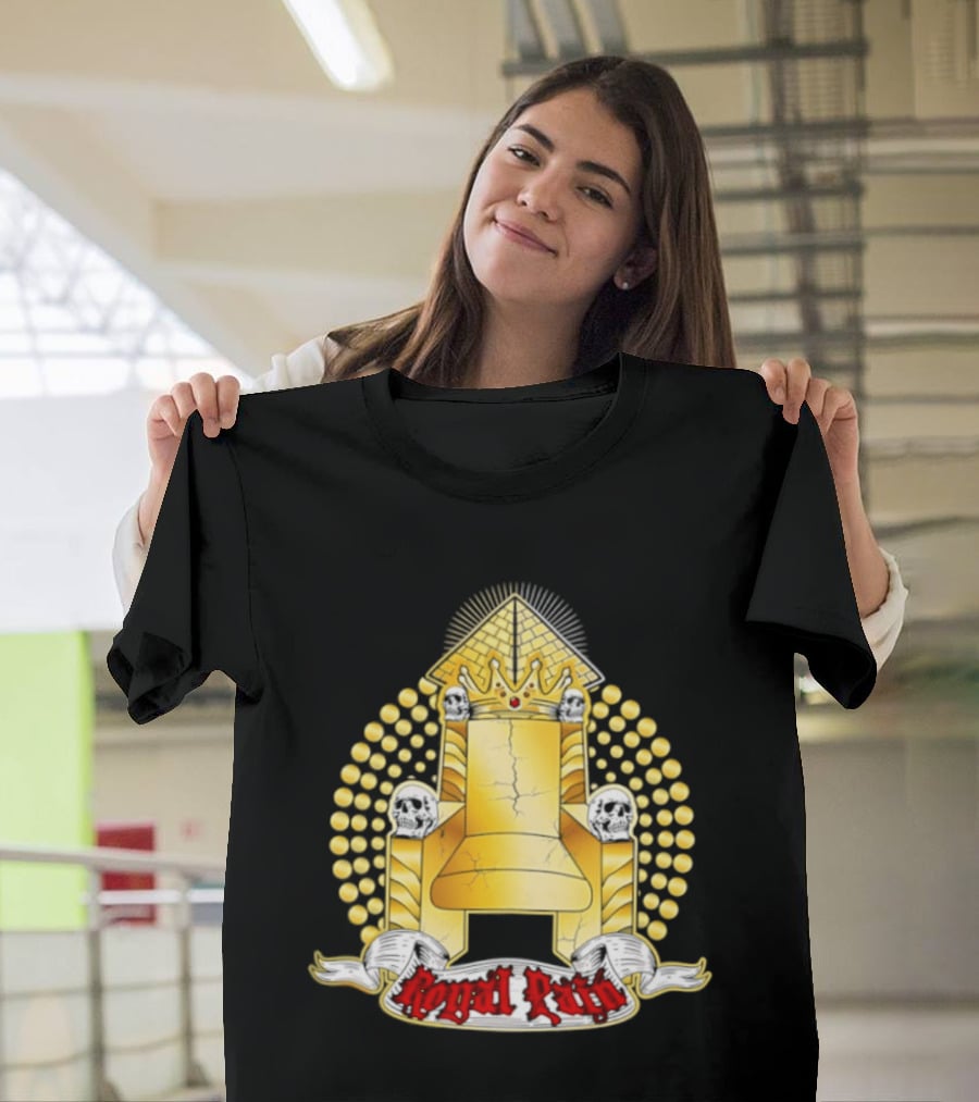 Kyng Wrestling Royal Throne And Crown Design Royal Pain T-Shirt