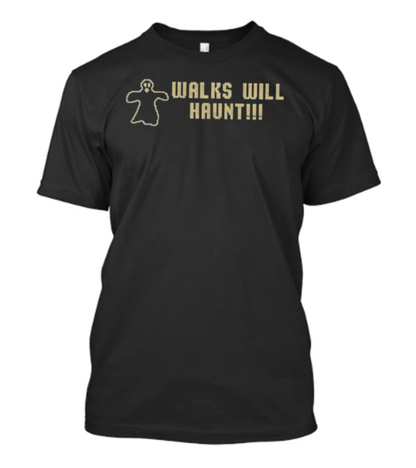 Walks Will Haunt Ghost Sketch Phantom T-Shirt