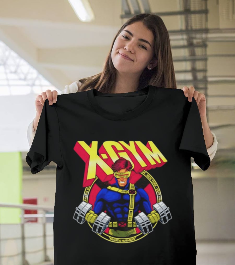 X Gym Cyclops Xavier's School New York Mutatis Mutandis Estd 1963 T-Shirt