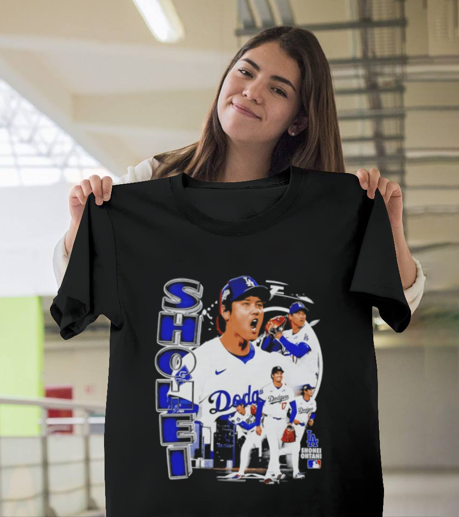 Shohei Ohtani Los Angeles Dodgers MLB 2026 Dodgers Collage T-Shirt