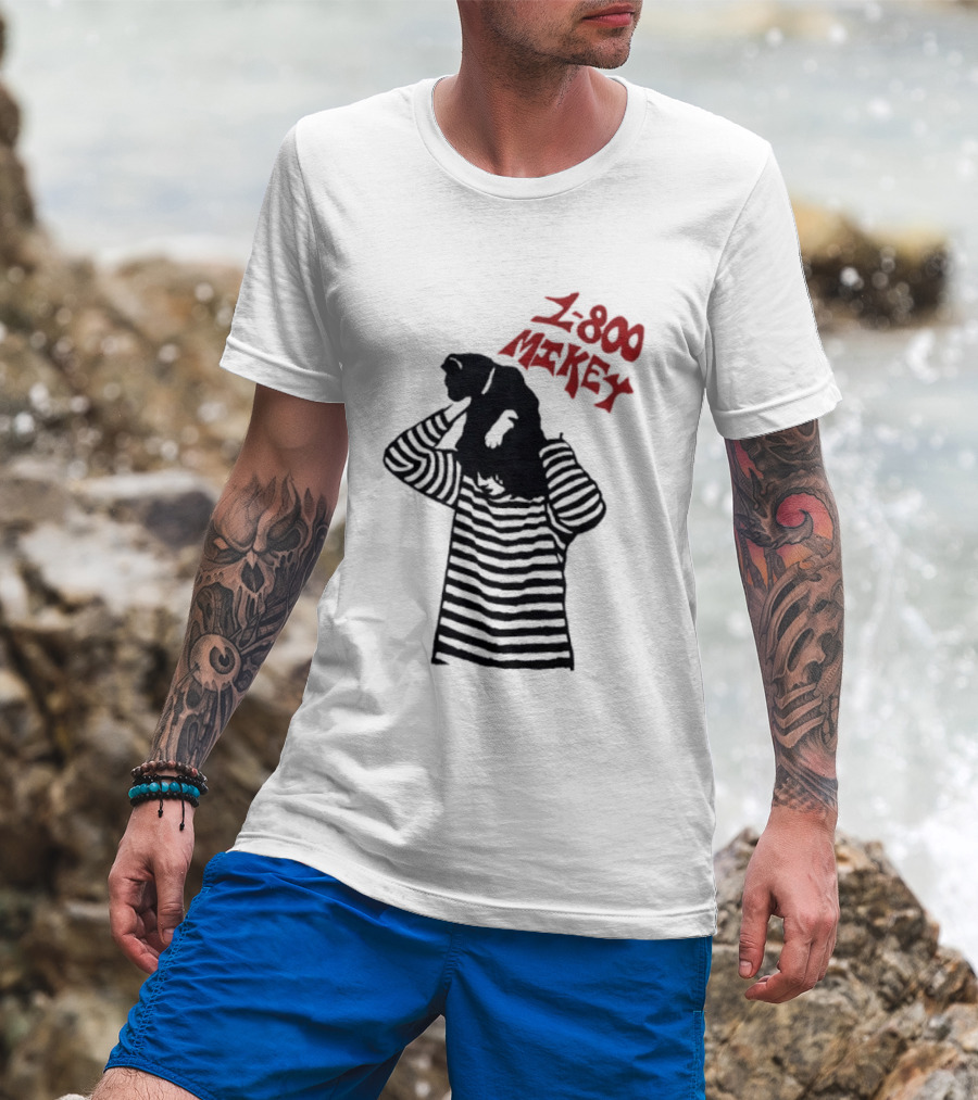1 800 Mikey Striped Sweater T-Shirt