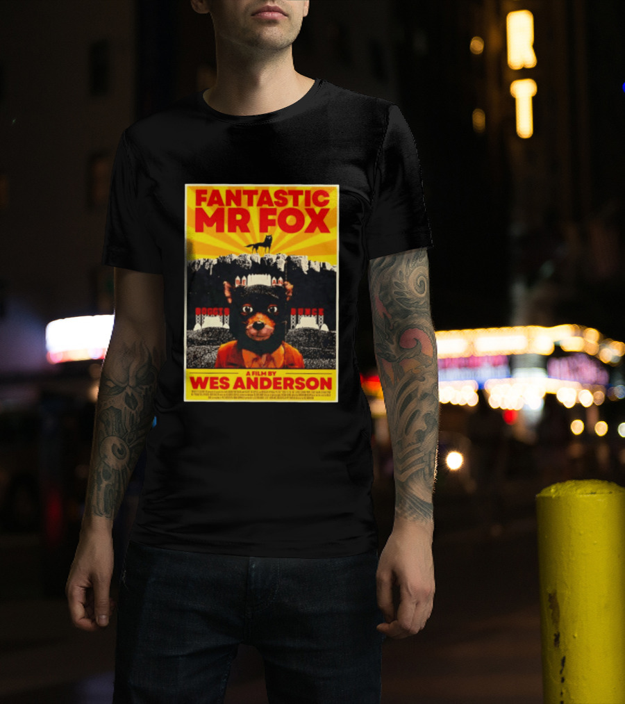 Fantastic Mr Fox Wes Anderson Film Boggis Bunce Bean Be An Animal T-Shirt