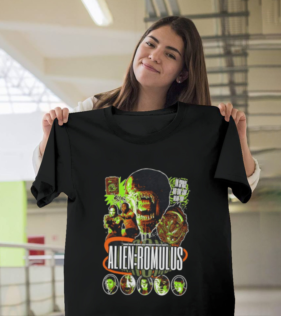 Alien Romulus Horror In Space No One Can Hear You T-Shirt