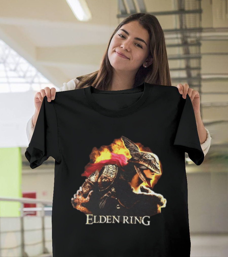 Elden Ring Malenia Blade Of Miquella Two Sided Gaming Warrior T-Shirt