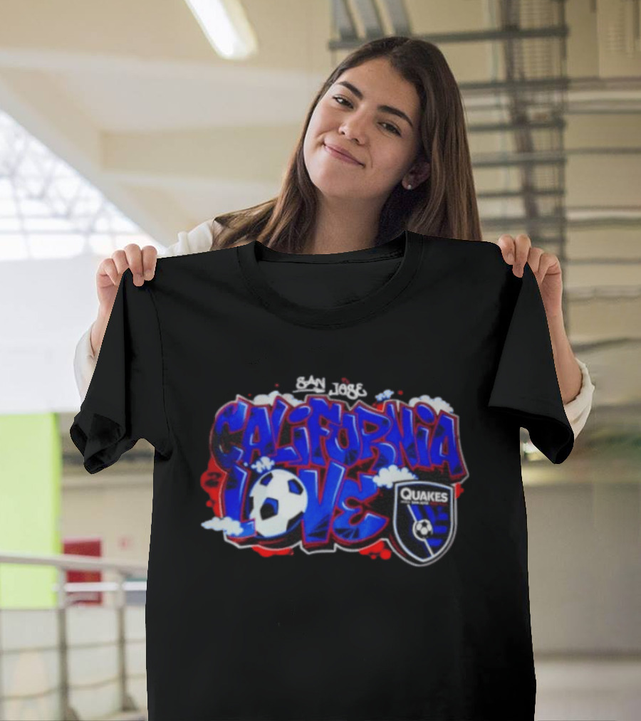 San Jose California Love Quakes Soccer 1974 T-Shirt