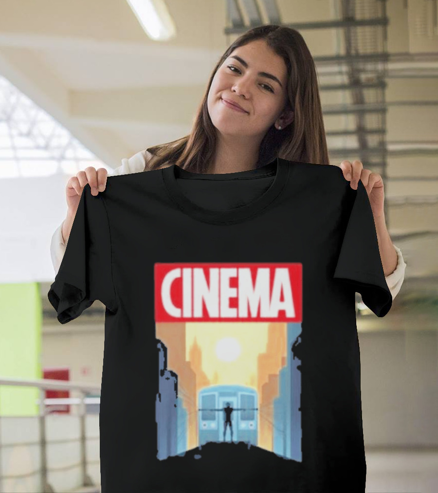 Screencrush Cinema Spidey Subway Sunset Scene T-Shirt
