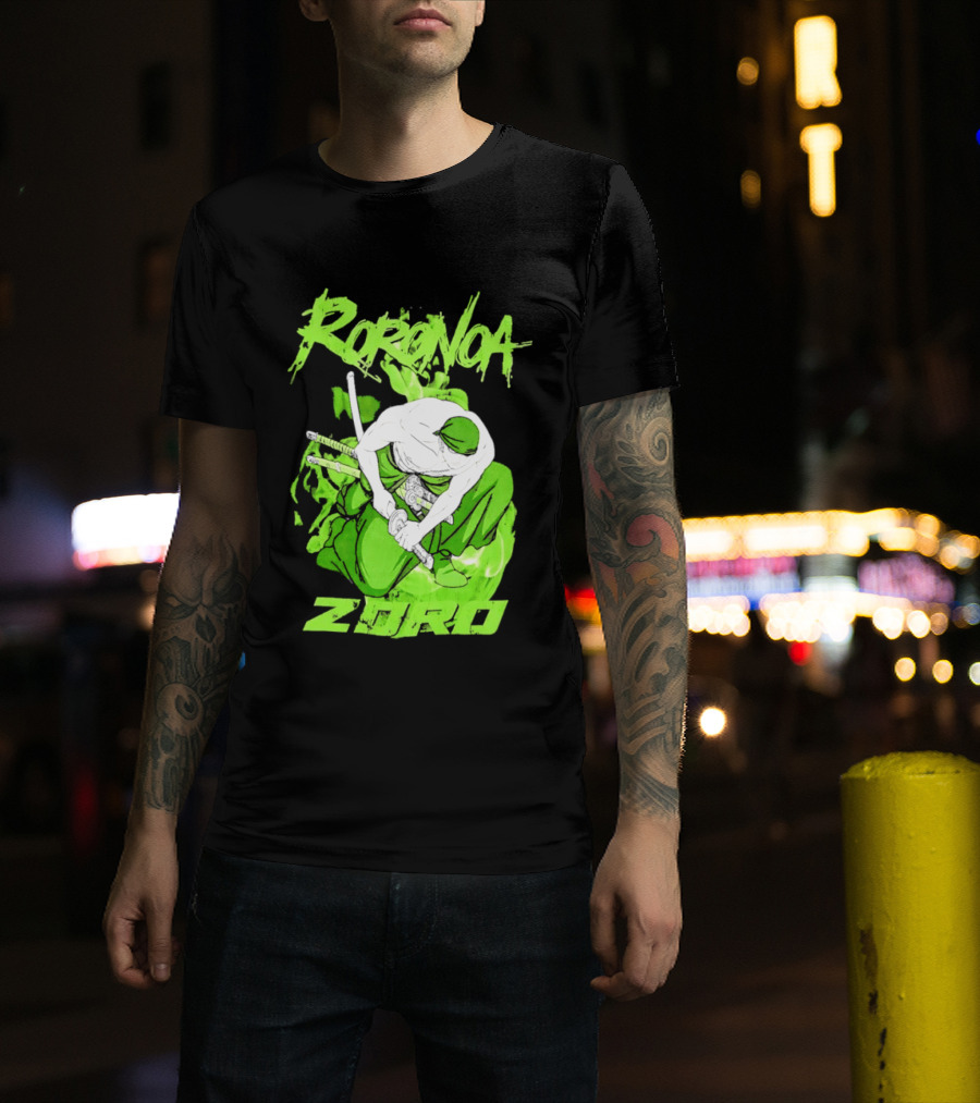 Roronoa Zoro Tonal One Piece Anime T-Shirt