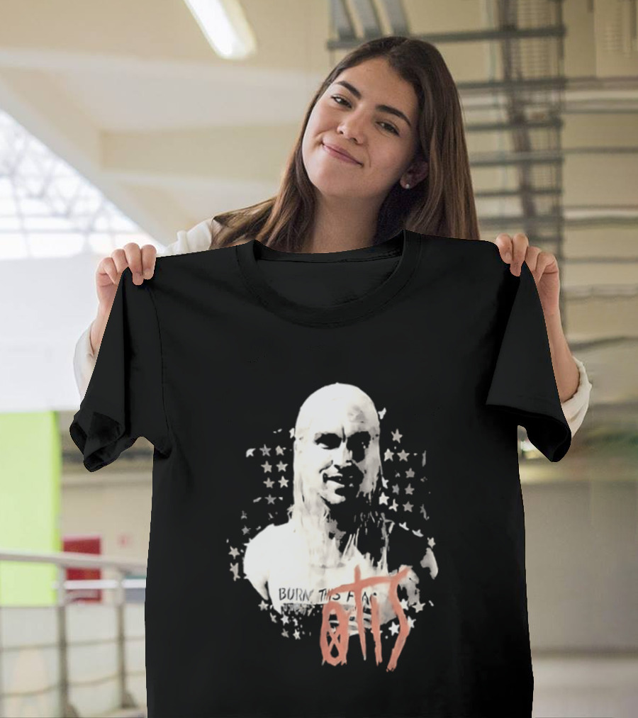 House Of 1000 Corpses Otis Rob Zombie Stars 2 Sided T-Shirt