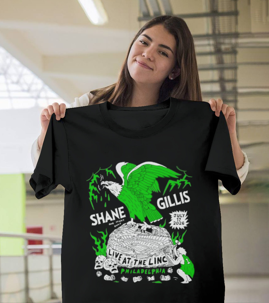 Shane Gillis Live At The Linc Philadelphia July 17 2026 Eagle T-Shirt