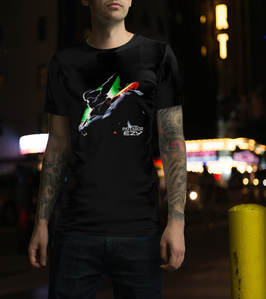 Patlabor EZY Mecha Anime Robot Headgear Dynamic T-Shirt