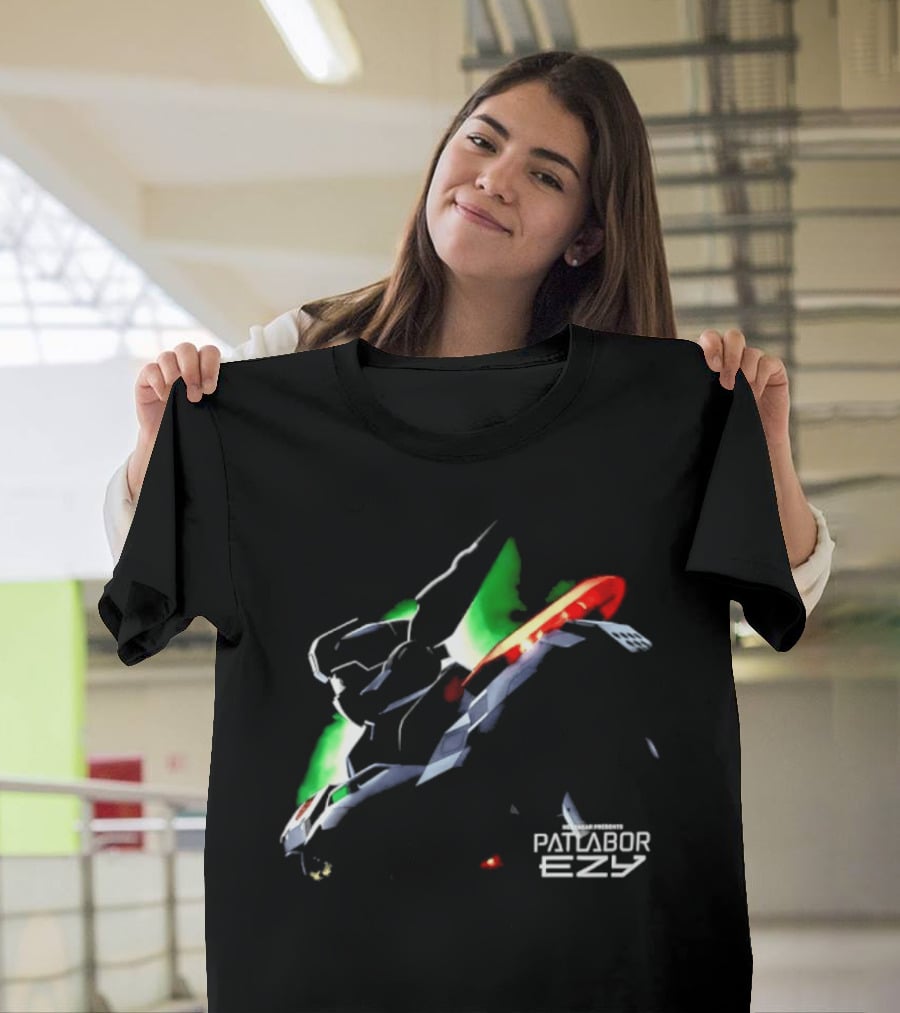Patlabor EZY Mecha Anime Robot Headgear Dynamic T-Shirt