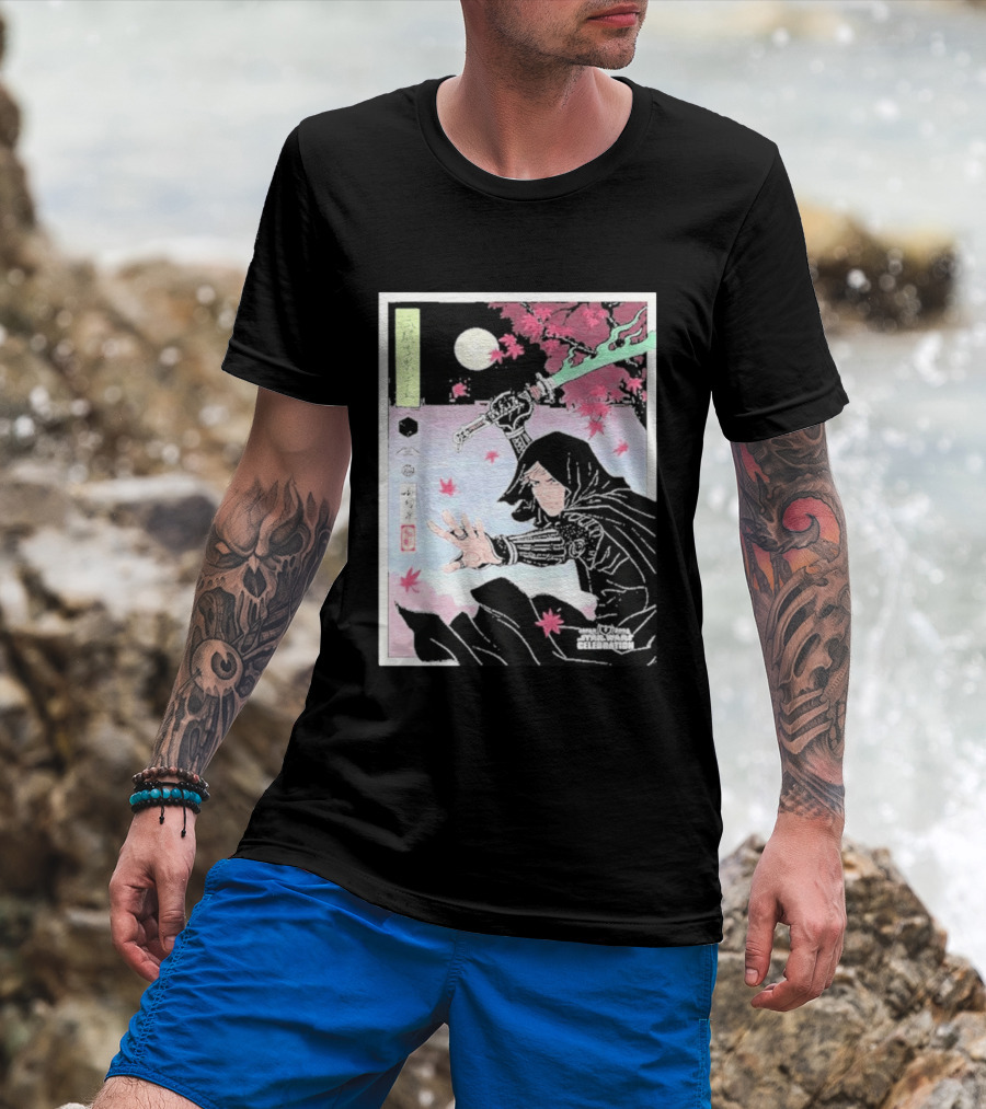 Star Wars Celebration Japan 2025 Luke Skywalker Samurai Art Final Reveal T-Shirt