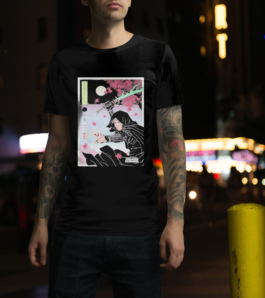Star Wars Celebration Japan 2025 Luke Skywalker Samurai Art Final Reveal T-Shirt