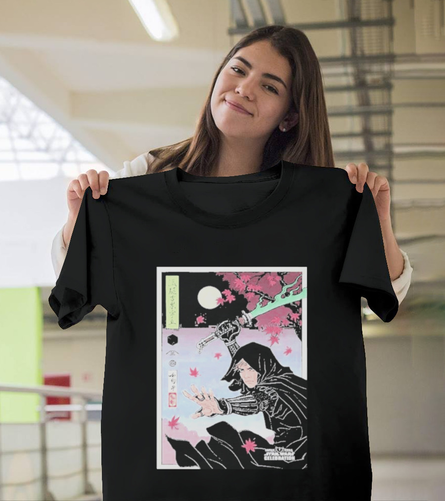 Star Wars Celebration Japan 2025 Luke Skywalker Samurai Art Final Reveal T-Shirt