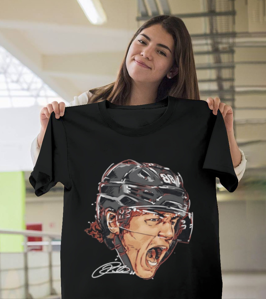 Patrick Kane Chicago Blackhawks NHL Hockey 88 Fierce Expression T-Shirt