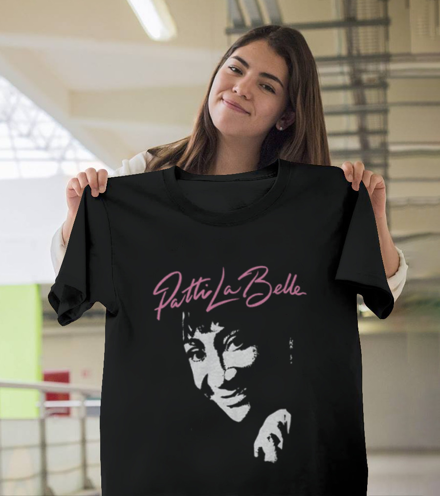 Patti LaBelle Signature Pink Name White Face T-Shirt