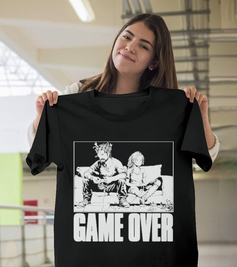 The Reel Rejects TLOU Game Over Couch Scene T-Shirt