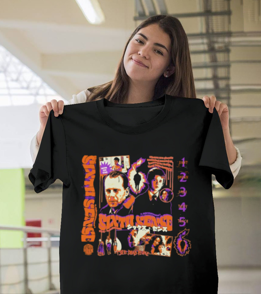 The Sixth Sense I See Dead People Movie With Characters T-Shirt
