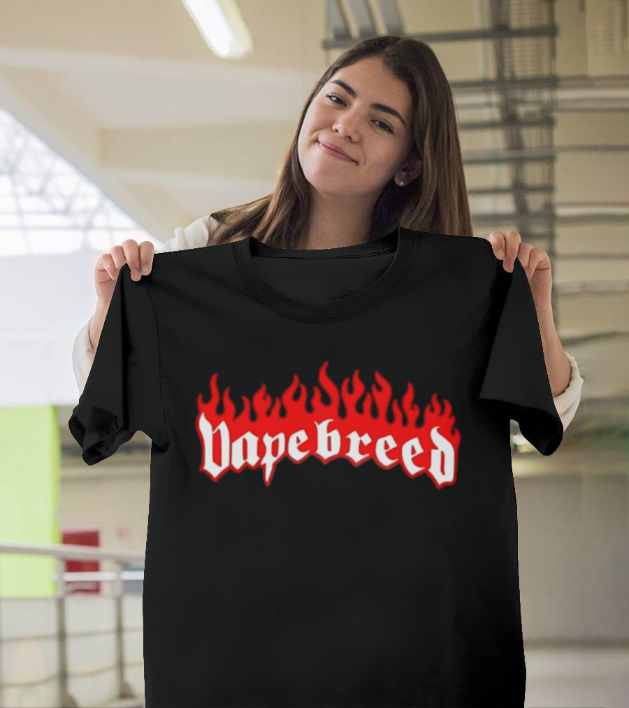 Vapebreed Flame Style Vapebreed Vaping Vape Culture T-Shirt