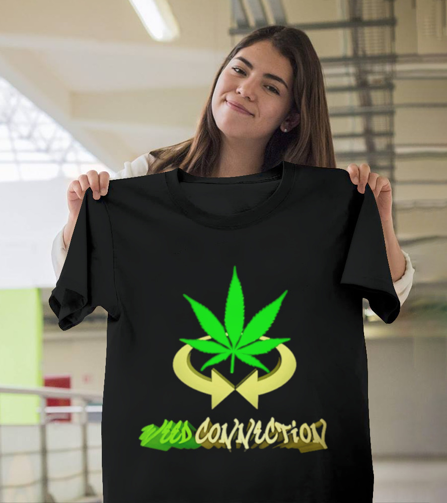 Cannabis Leaf Symbol Weed Connection T-Shirt