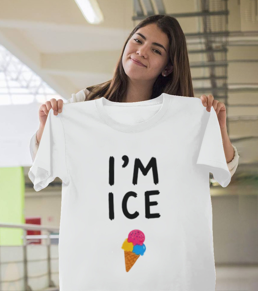 I'm Ice Cream Dessert Fun Colorful Cone T-Shirt