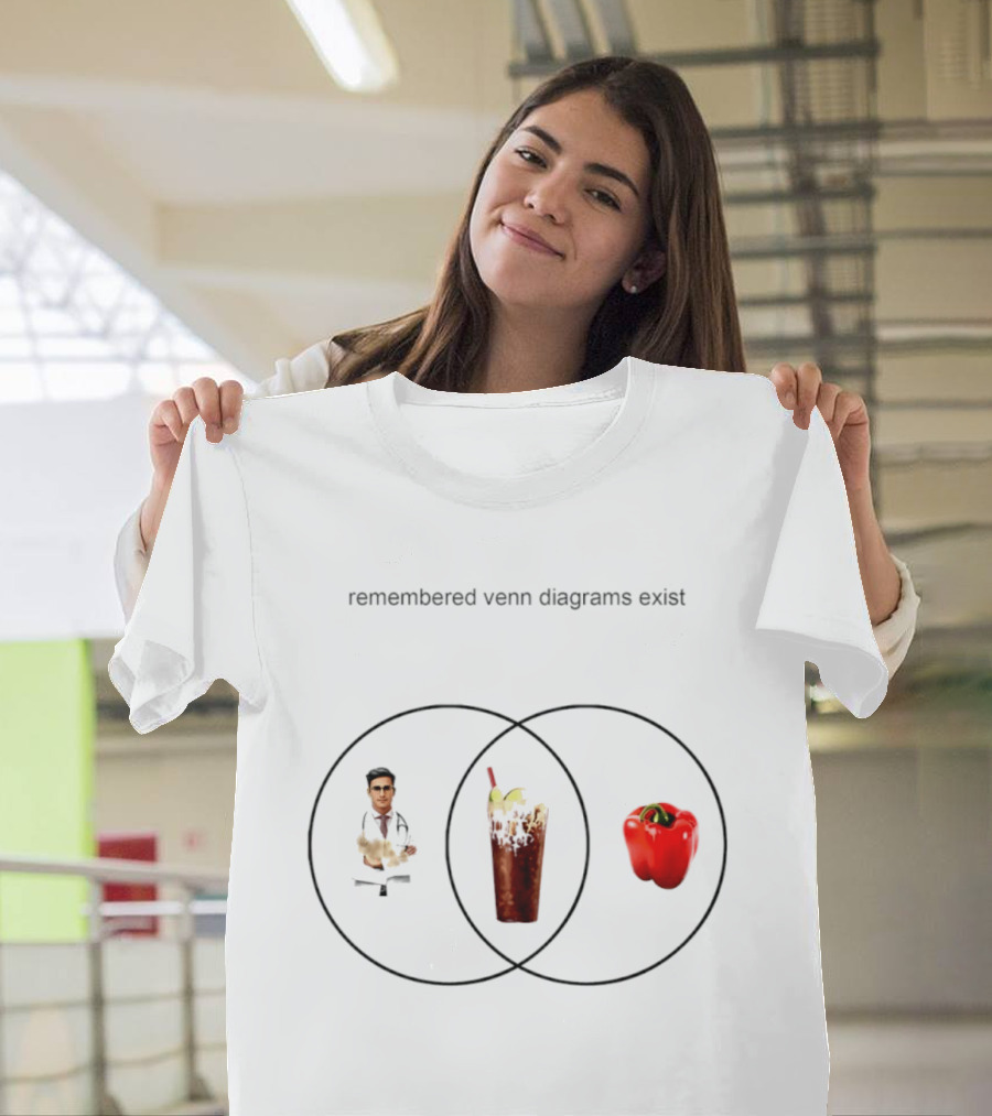 Remembered Venn Diagrams Exist Doctor Pepper Red Pepper Doctor T-Shirt