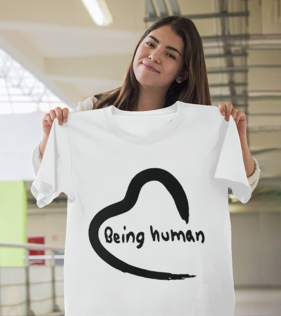 Salman Khan Being Human Heart Logo Coffee T-Shirt